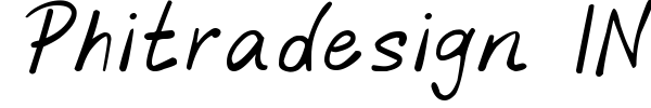 Phitradesign INK font preview